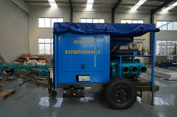 兩輪式柴油機移動泵車 兩輪式柴油機移動泵車