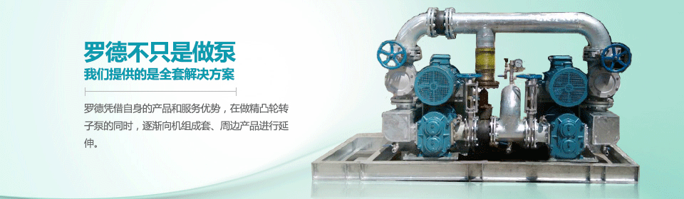 羅德不只是做泵，我們提供的是全套解決方案